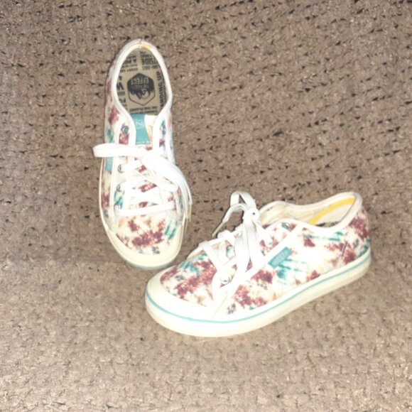 KEEN-Elsa Sneaker V-Andorra | Tie Dye-Size 38/7.5-Excellent - Picture 1 of 8
